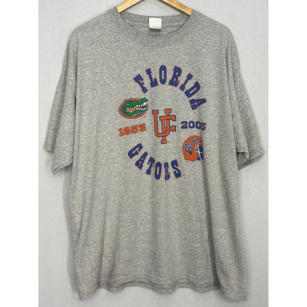 University Of Florida‎ Gators Activewear T-Shirt Mens Gray 2XL Y2K Gildan